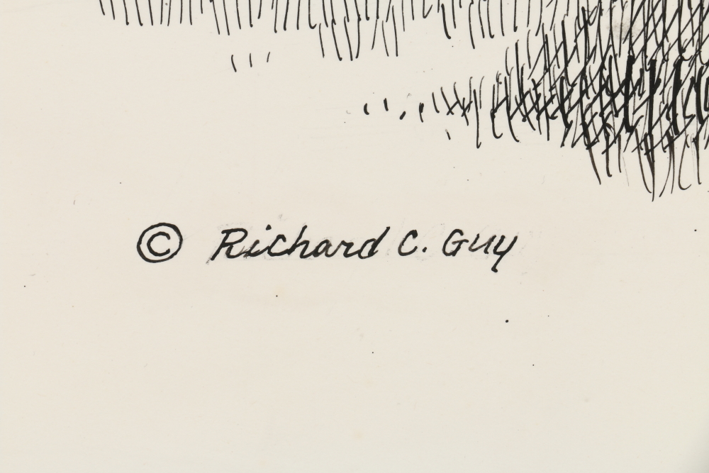 Richard C. Guy Ink Drawings of Virginia Landmarks