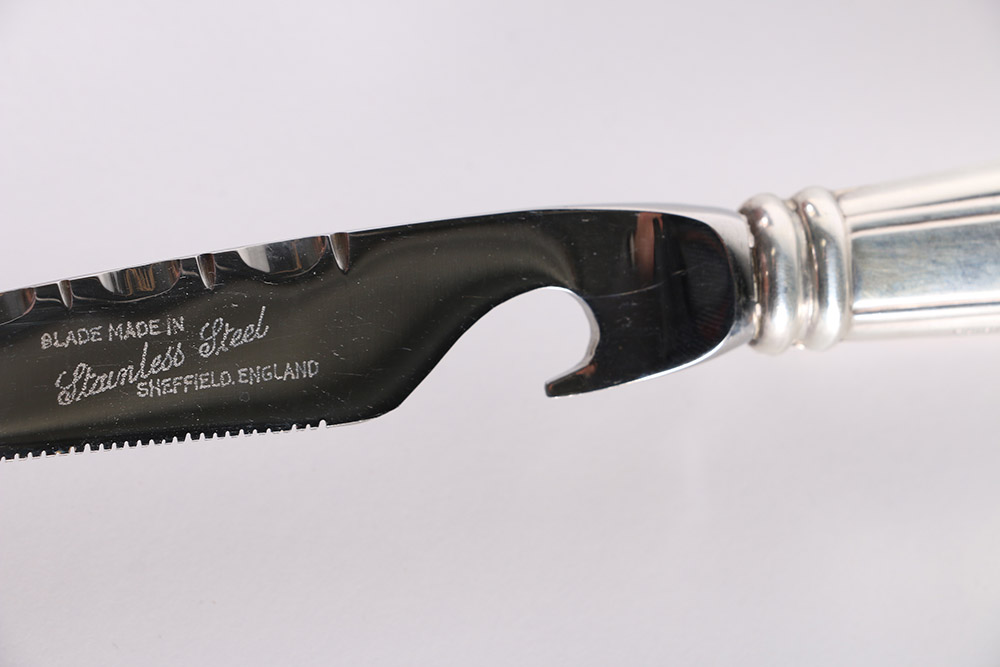 Dominick and Haff "Broad Antique" Sterling Silver Flatware Set With Presentation Case