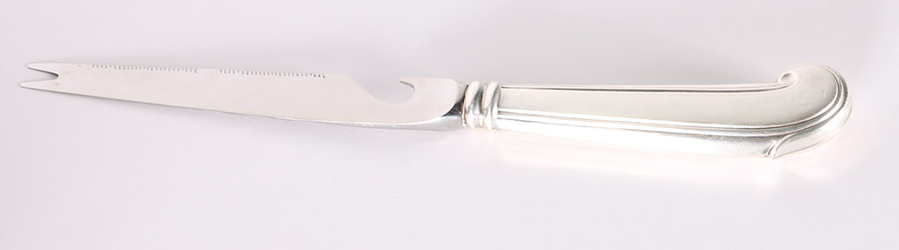 Dominick and Haff "Broad Antique" Sterling Silver Flatware Set With Presentation Case