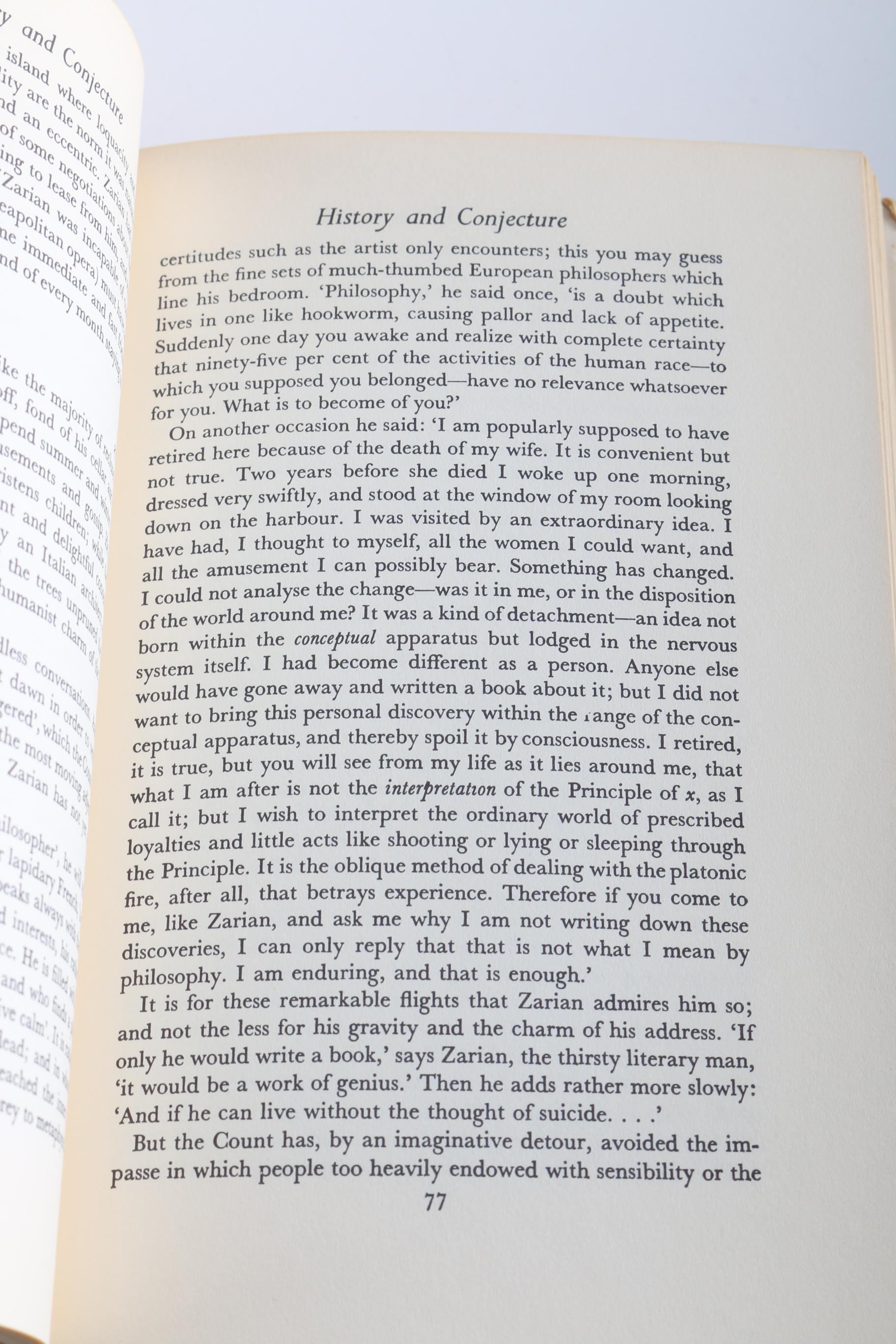 "Prospero"s Cell" and "Reflections On A Marine Venus" by Lawrence Durrell