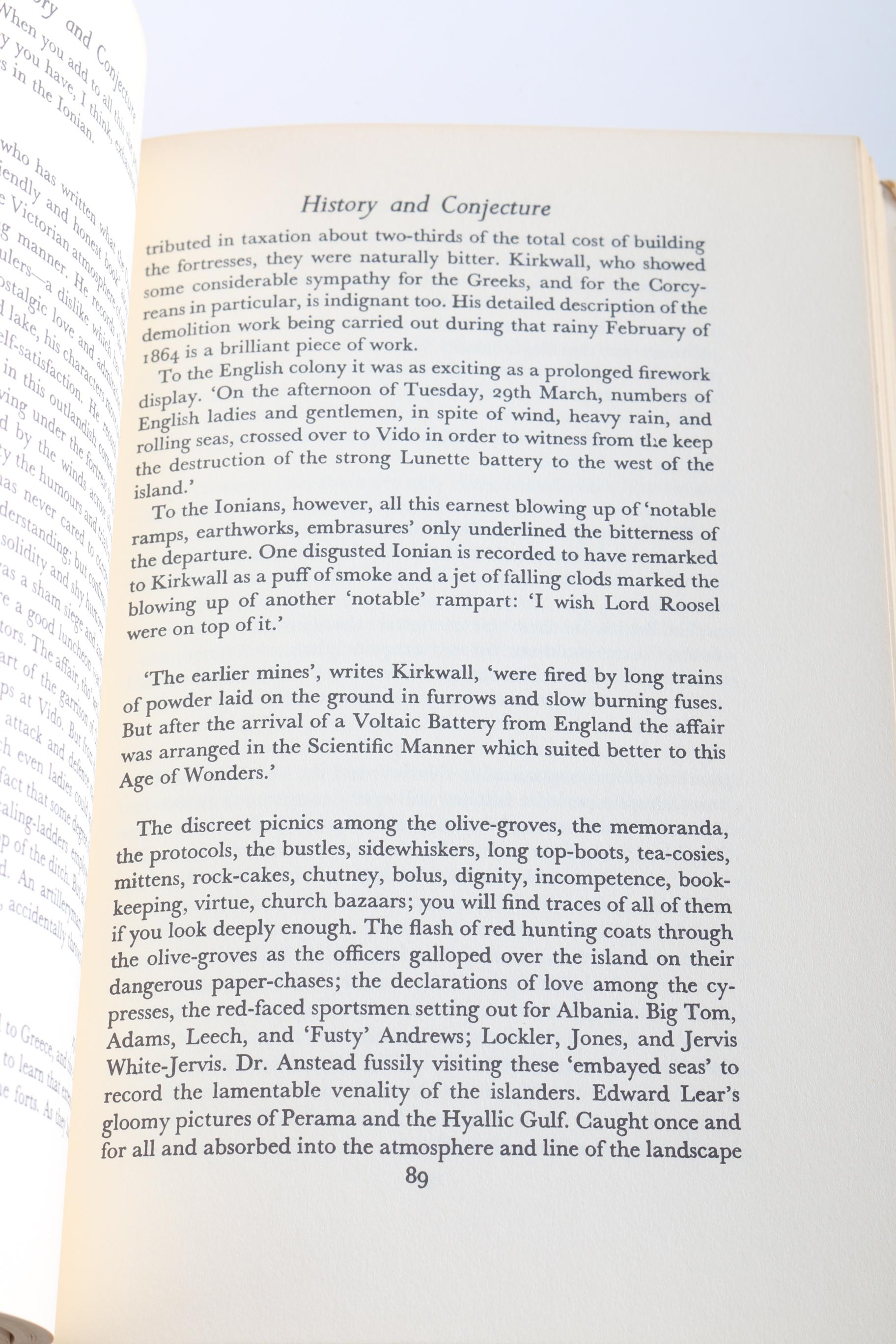 "Prospero"s Cell" and "Reflections On A Marine Venus" by Lawrence Durrell