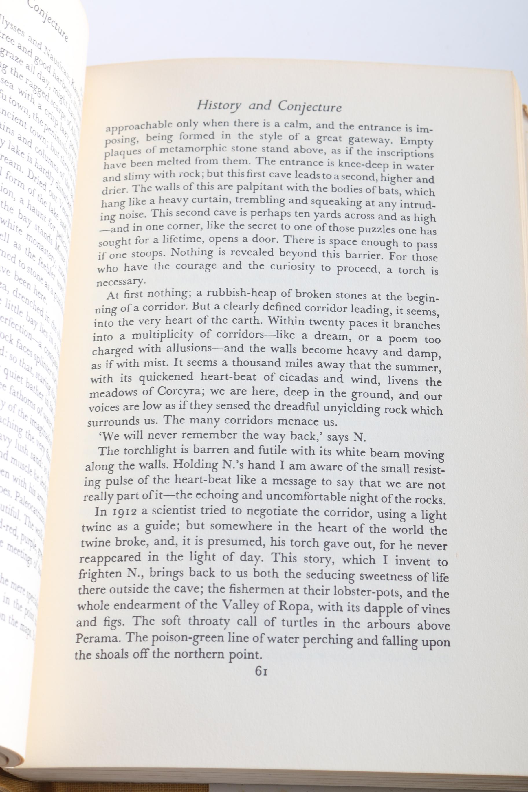 "Prospero"s Cell" and "Reflections On A Marine Venus" by Lawrence Durrell
