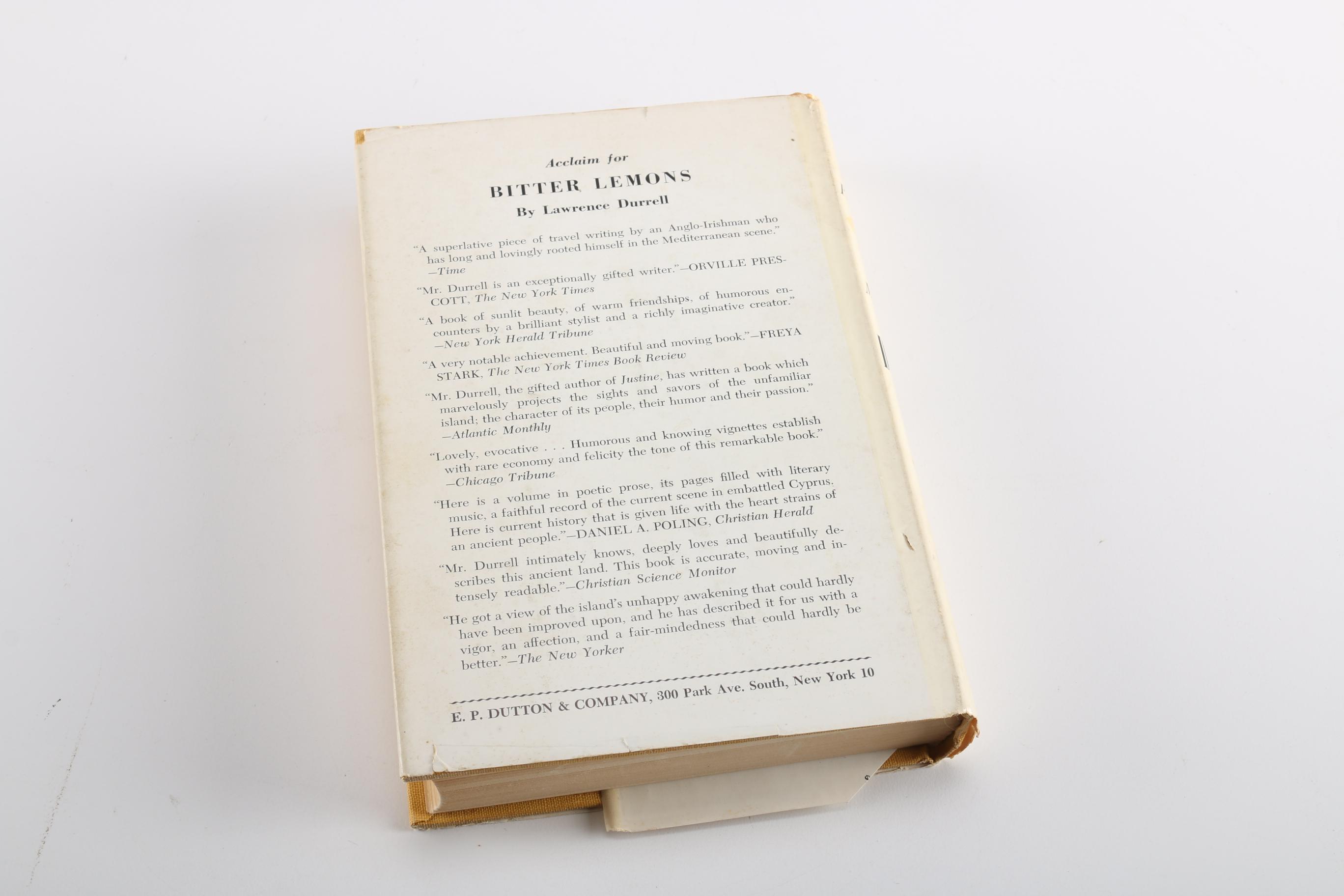 "Prospero"s Cell" and "Reflections On A Marine Venus" by Lawrence Durrell