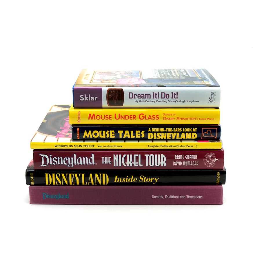 Books on Disneyland Featuring 1993 Limited Edition "Disneyland: Dreams, Traditions and Transitions"