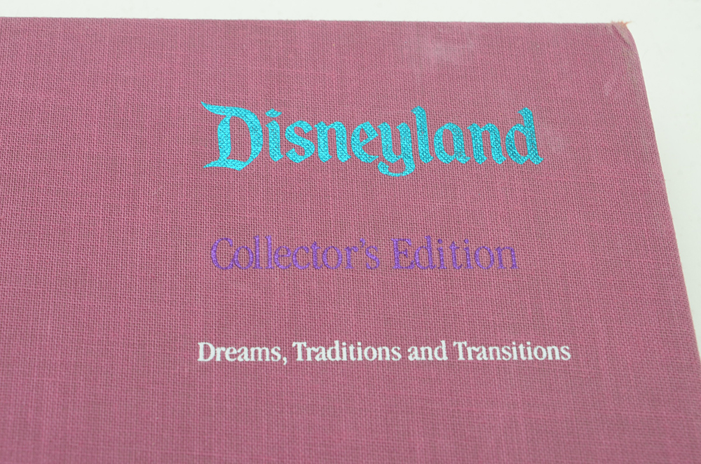 Books on Disneyland Featuring 1993 Limited Edition "Disneyland: Dreams, Traditions and Transitions"