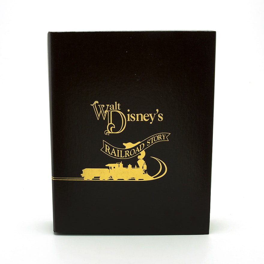 Signed "Walt Disney's Railroad Story" Hardcover Book