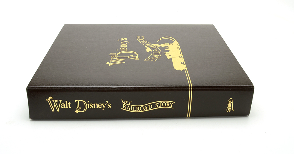 Signed "Walt Disney's Railroad Story" Hardcover Book