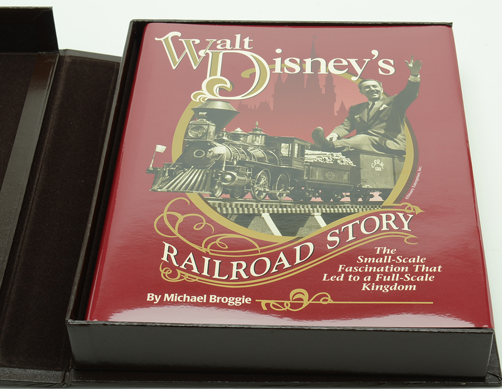 Signed "Walt Disney's Railroad Story" Hardcover Book