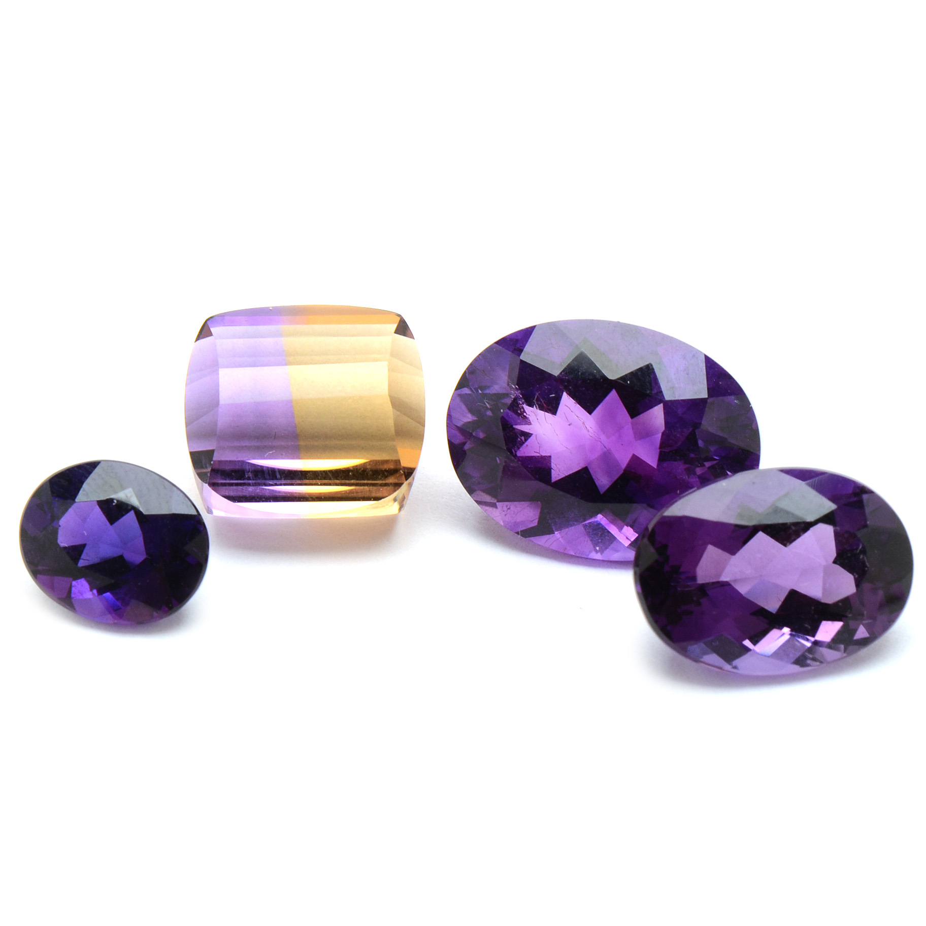 Amethyst and Ametrine Loose Stones