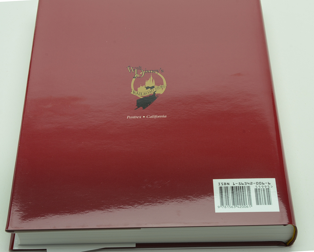 Signed "Walt Disney's Railroad Story" Hardcover Book