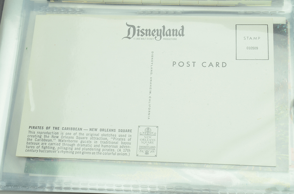 Circa 1970s Disneyland Postcards