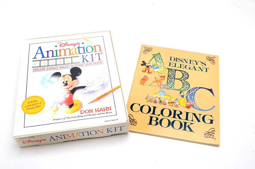 "Disney's Animation Kit" and Drawing Books