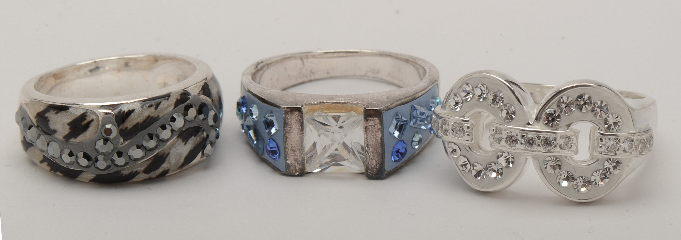 Sterling Clear Crystal Fashion Jewelry