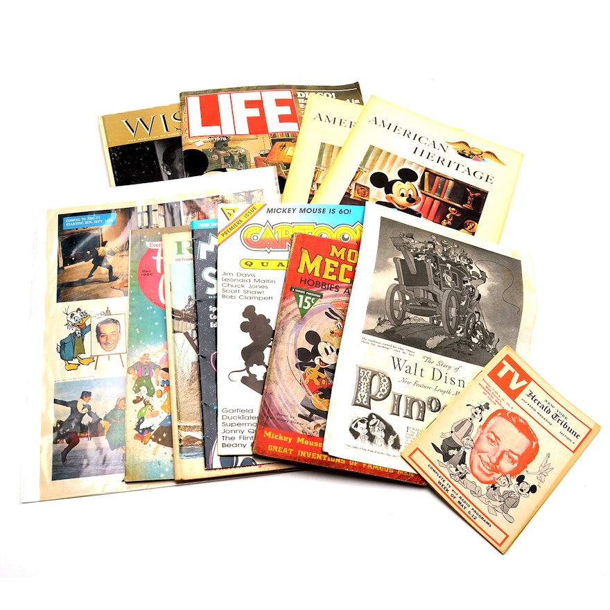 1930s–1980s Magazine Articles on Disney