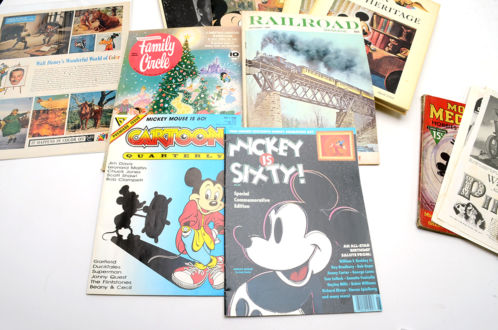 1930s–1980s Magazine Articles on Disney