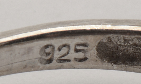 Sterling Rings and Earrings With Crystal Accents