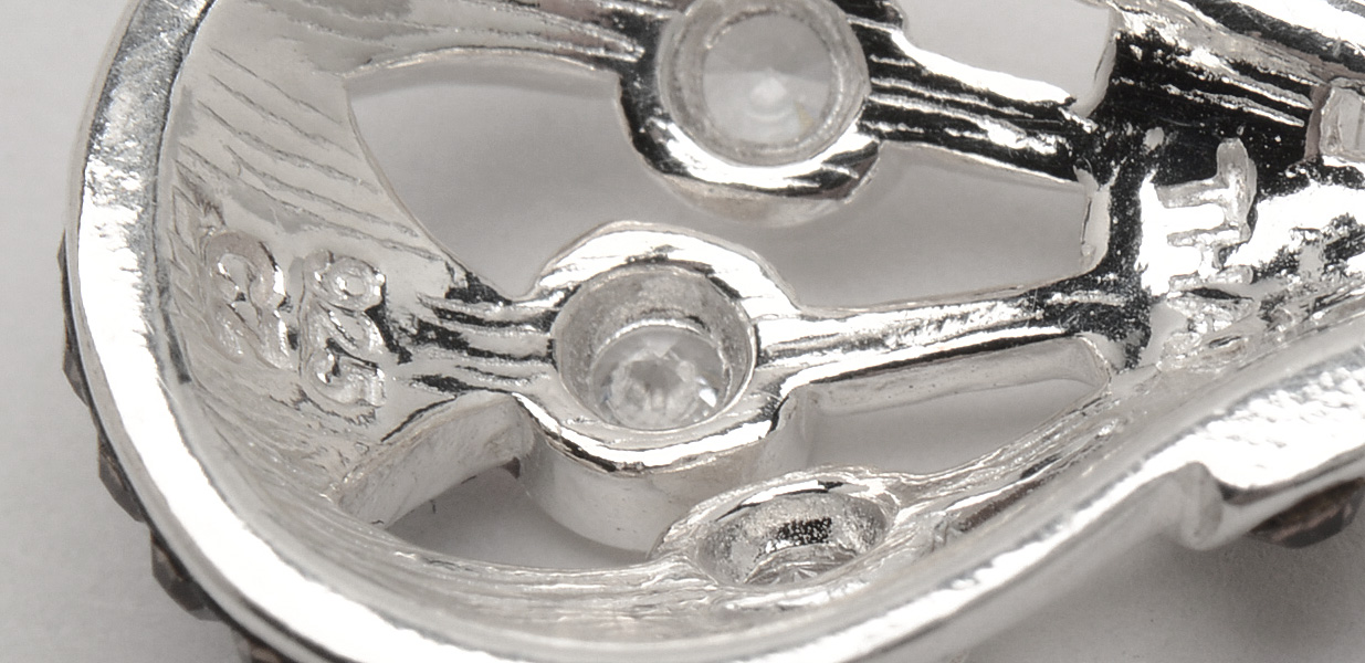 Sterling Rings and Earrings With Crystal Accents