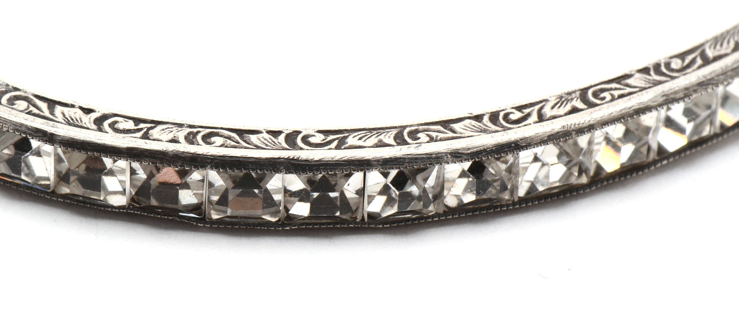 1920s Payco Sterling Rhinestone Bangles