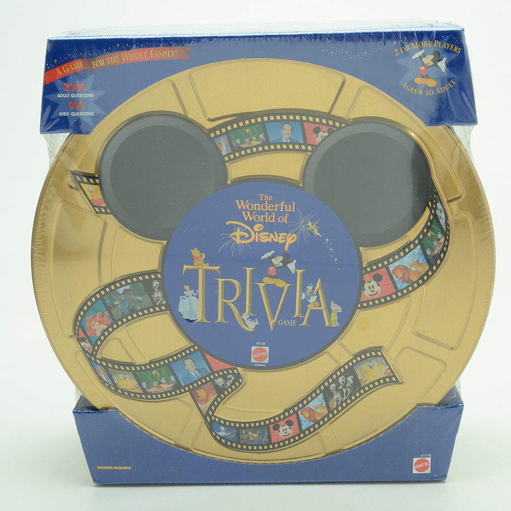 "Monopoly: The Disney Edition" and "The Wonderful World of Disney Trivia" Board Games