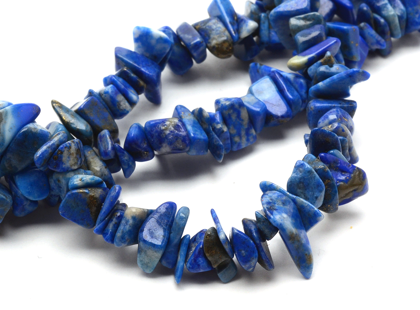Lapis Lazuli Sterling Bead Necklace and Chip Necklaces