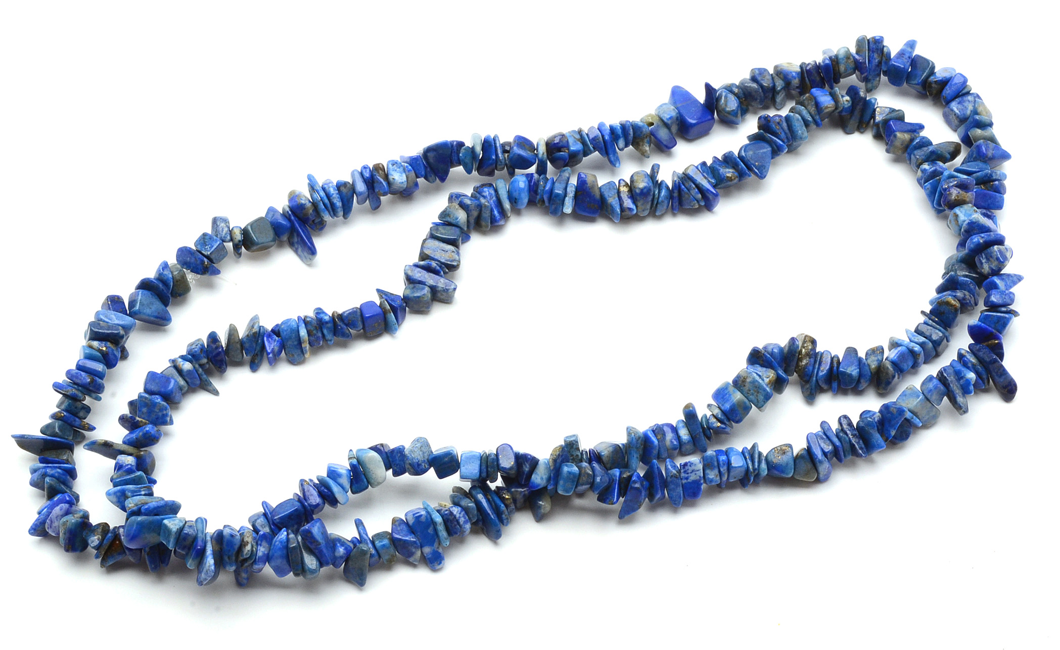 Lapis Lazuli Sterling Bead Necklace and Chip Necklaces