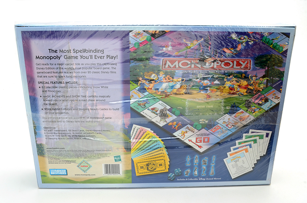 "Monopoly: The Disney Edition" and "The Wonderful World of Disney Trivia" Board Games