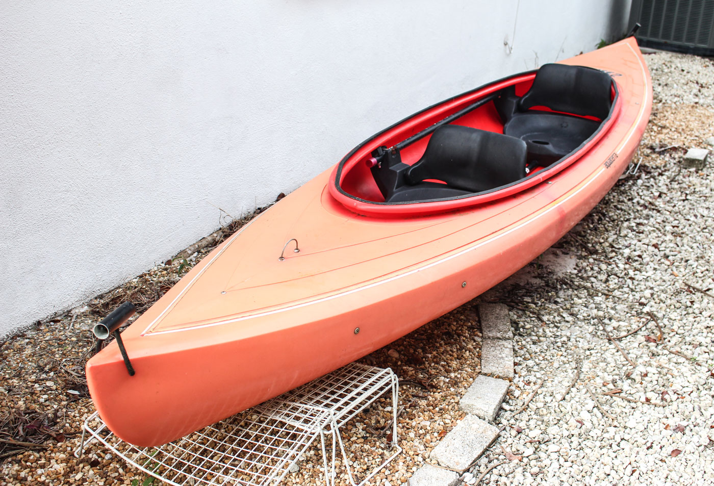 Aquaterra "Keowee 2" Two-Seat Kayak With Paddles and Top