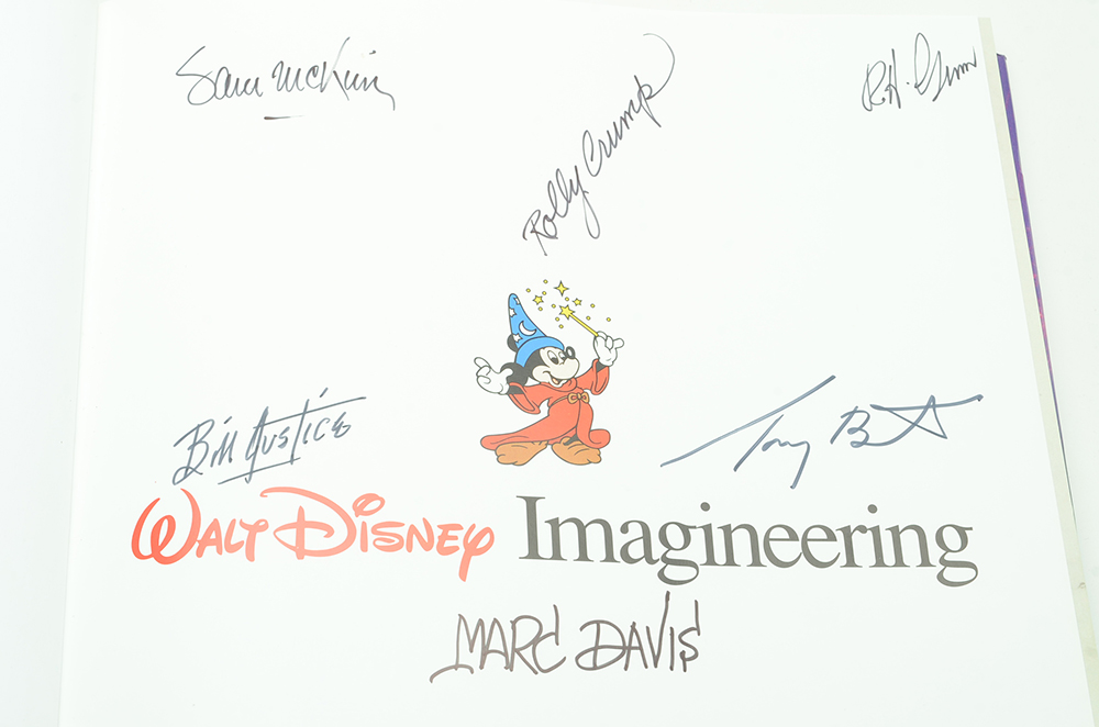 1996 Multiple Signed First Edition "Walt Disney Imagineering: A Behind the Dreams Look at Making the Magic Real"