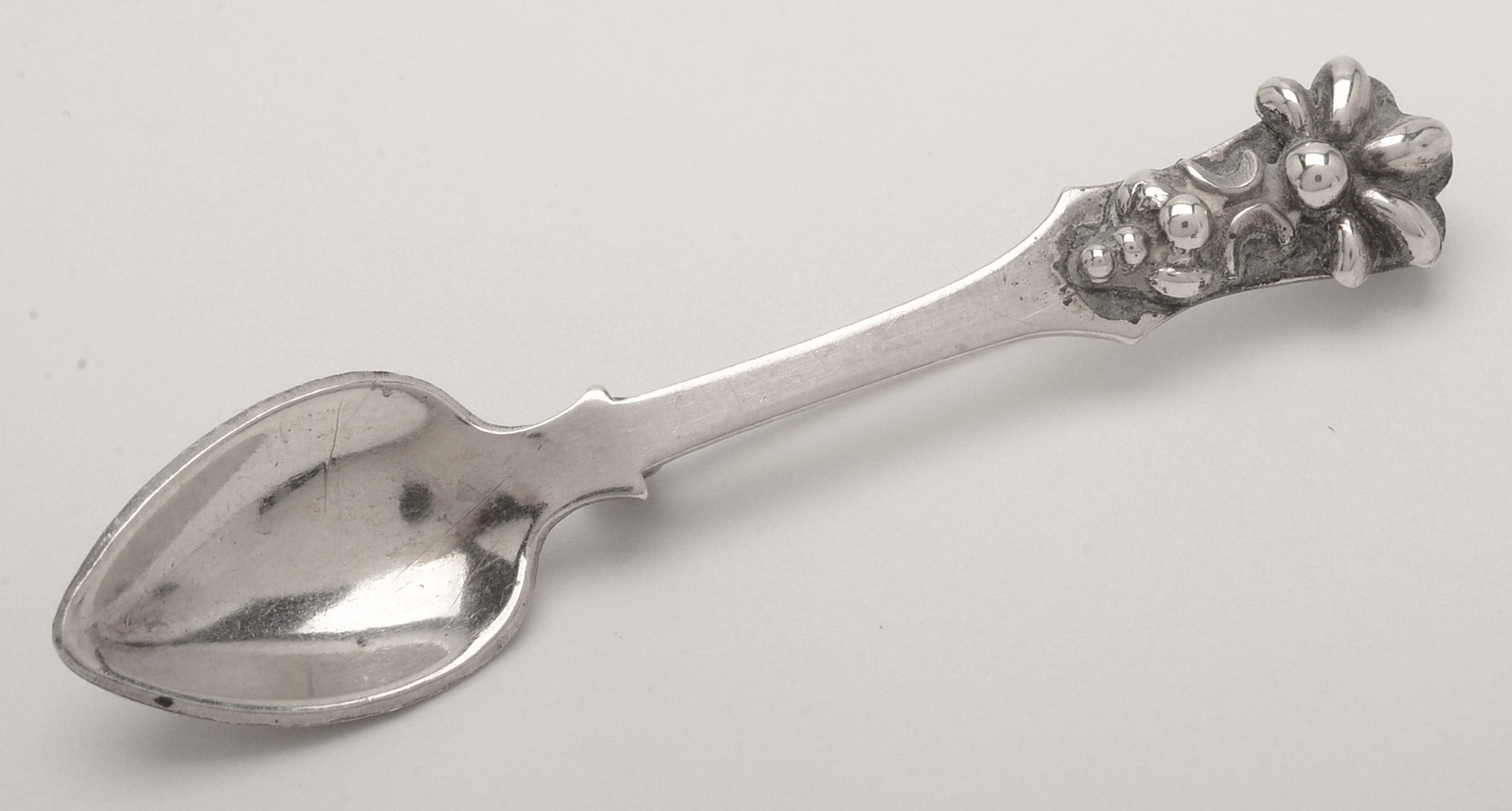 Sterling Silver Brooches and Salt Spoons