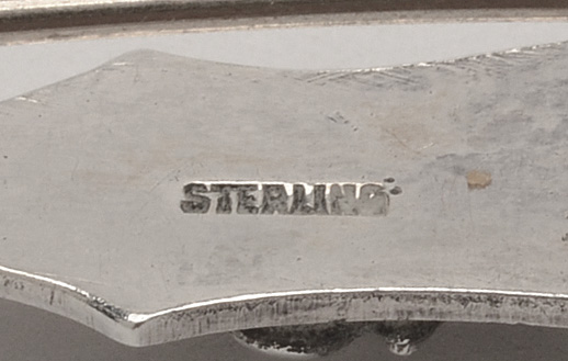 Sterling Silver Brooches and Salt Spoons