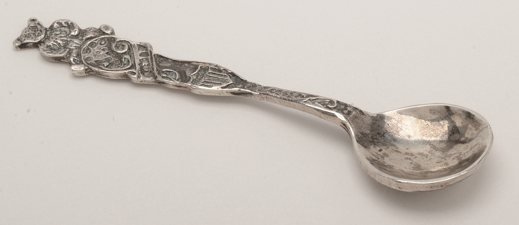 Sterling Silver Brooches and Salt Spoons