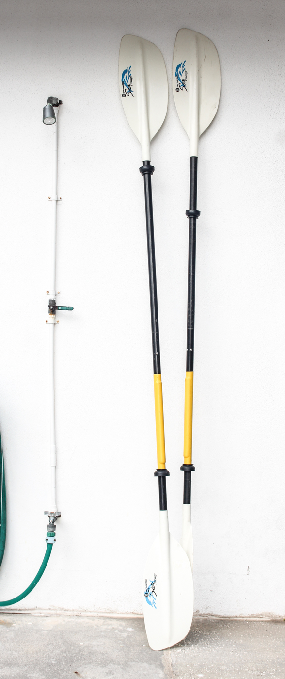 Aquaterra "Keowee 2" Two-Seat Kayak With Paddles and Top