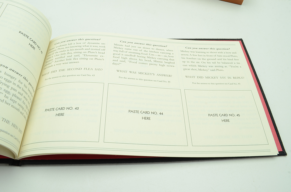 1995 Reproduction "Mickey Mouse Picture Cards and Album" Deluxe Box Set