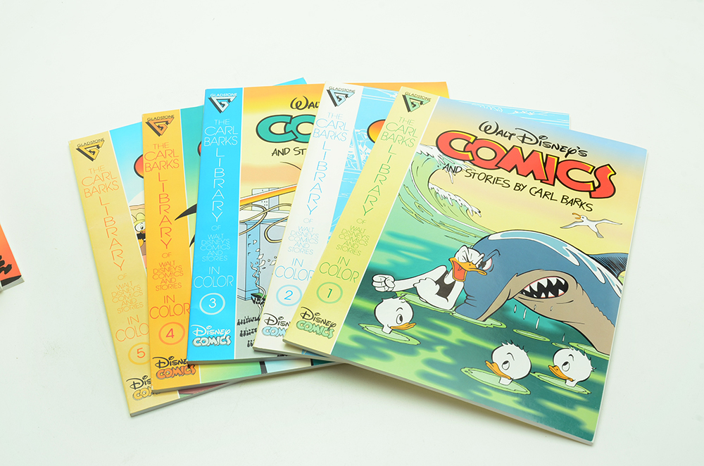 1992–1993 "The Carl Barks Library of Walt Disney's Comics and Stories in Color" #1–18