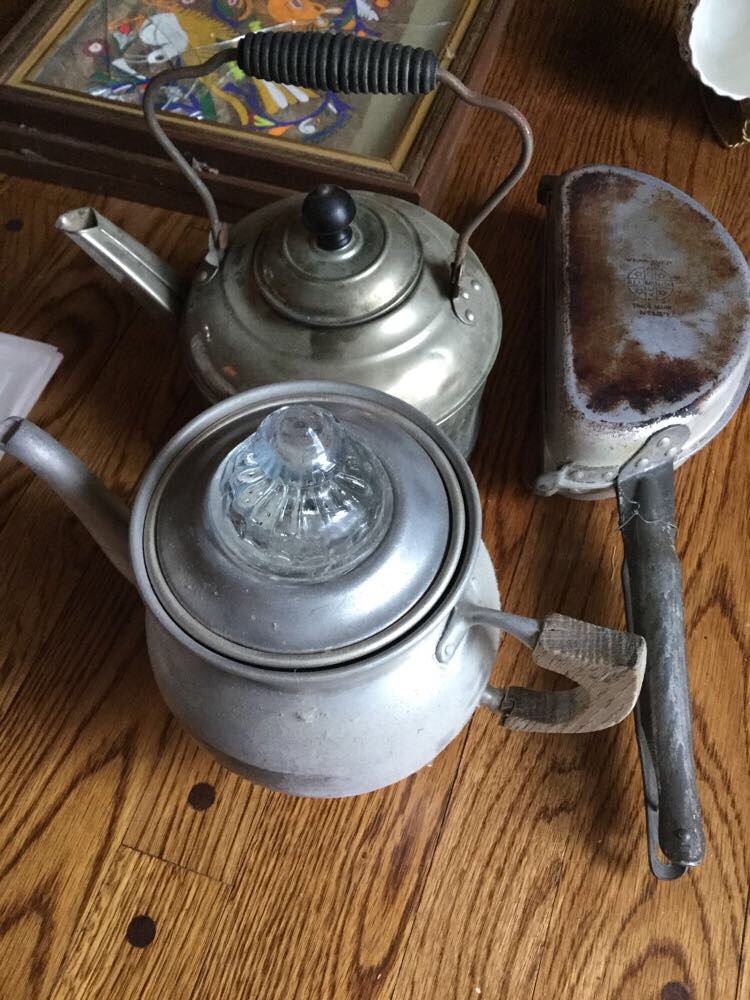 Aluminum Coffee Pot, Kettle, and Omelette Maker