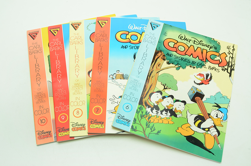 1992–1993 "The Carl Barks Library of Walt Disney's Comics and Stories in Color" #1–18