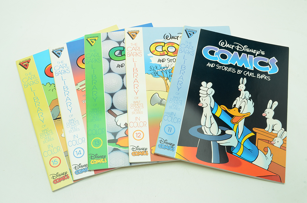 1992–1993 "The Carl Barks Library of Walt Disney's Comics and Stories in Color" #1–18