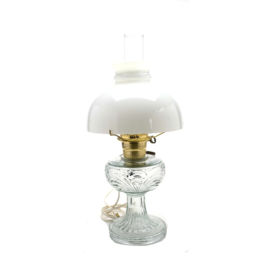 Vintage Aladdin Converted Oil Lamp
