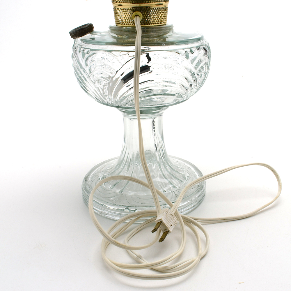 Vintage Aladdin Converted Oil Lamp