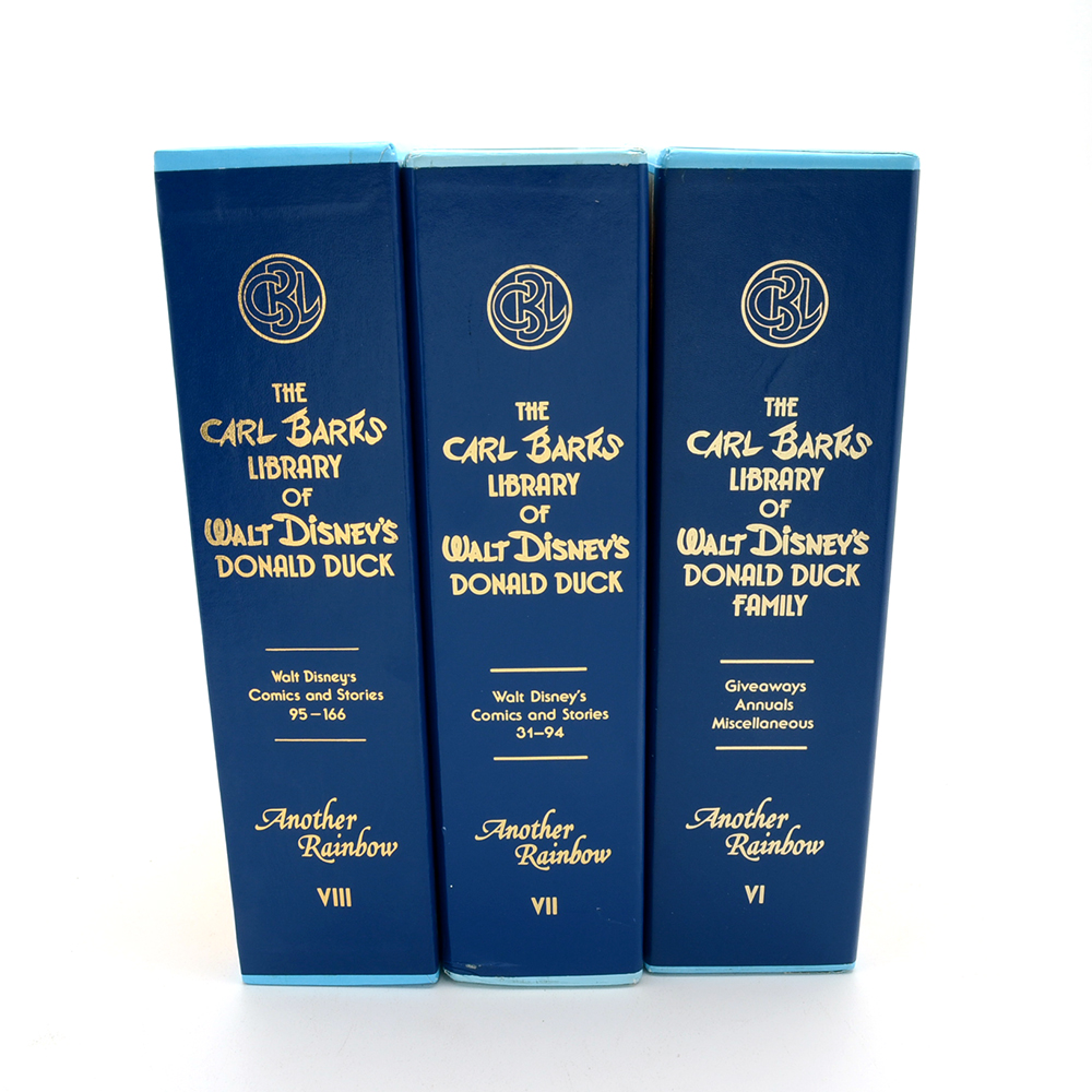 1983 "The Carl Barks Library of Walt Disney's Donald Duck" Volumes Including Carl Barks Signed Volume