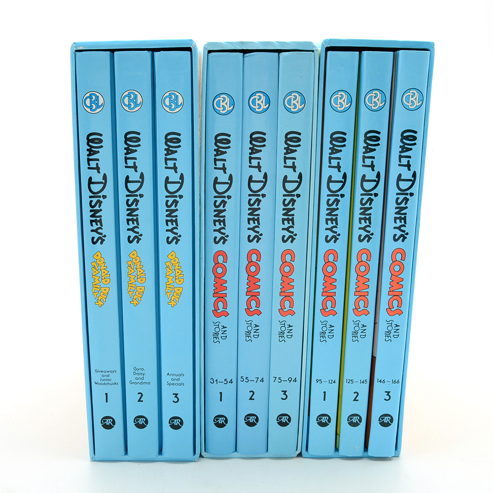 1983 "The Carl Barks Library of Walt Disney's Donald Duck" Volumes Including Carl Barks Signed Volume