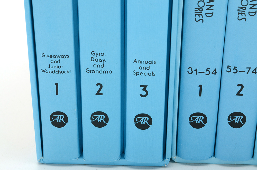 1983 "The Carl Barks Library of Walt Disney's Donald Duck" Volumes Including Carl Barks Signed Volume