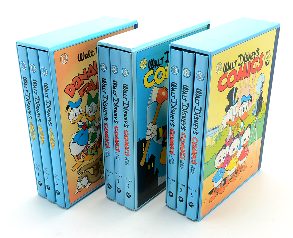 1983 "The Carl Barks Library of Walt Disney's Donald Duck" Volumes Including Carl Barks Signed Volume