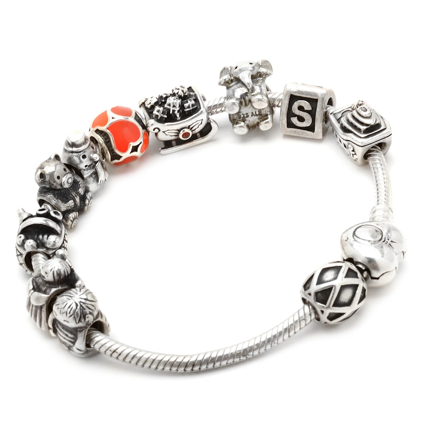 Pandora Sterling Charm Bracelet