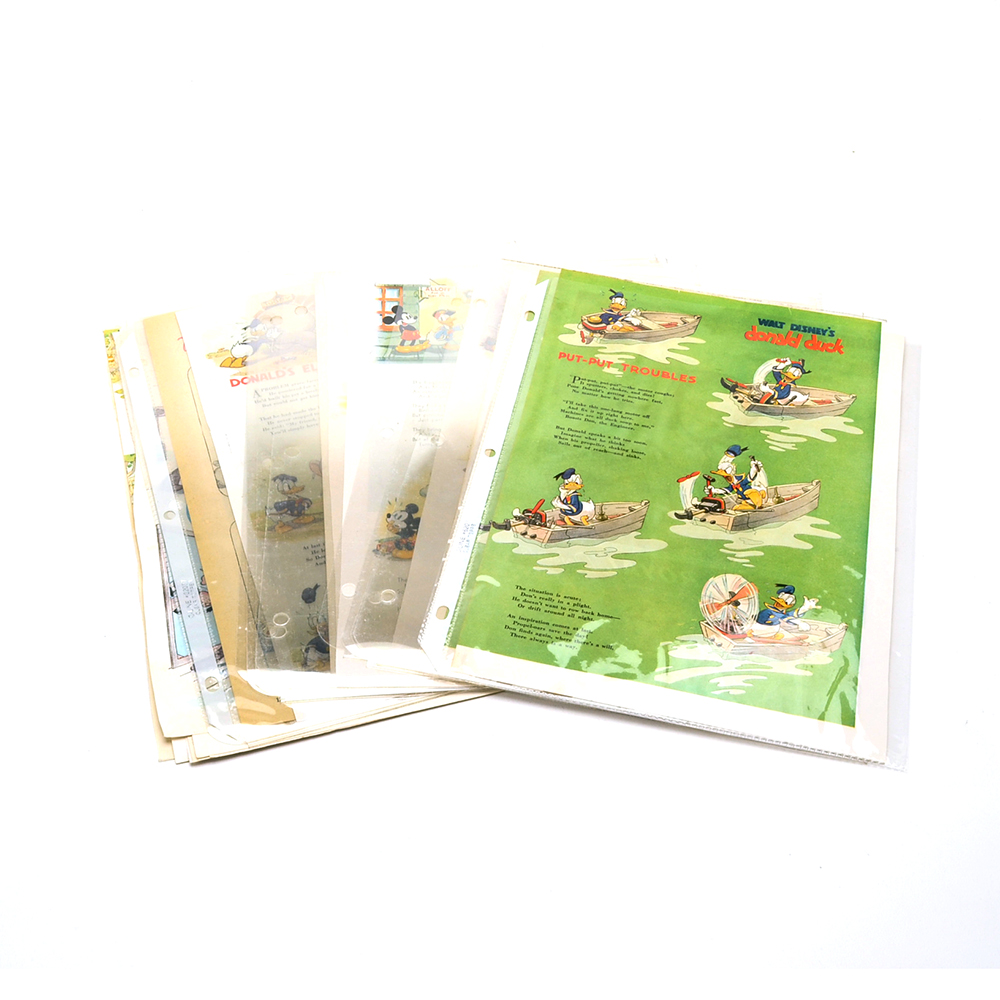 1930s–40s "Good Housekeeping" Walt Disney Cartoons Featuring Donald Duck and Goofy