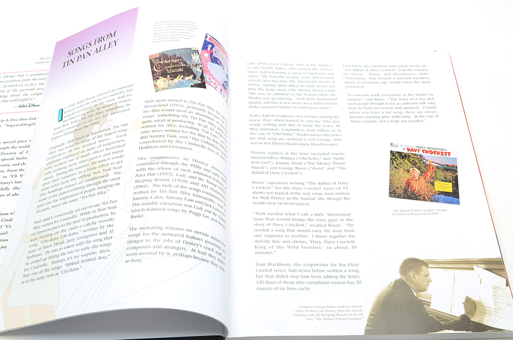 Walt Disney Music Books and CDs