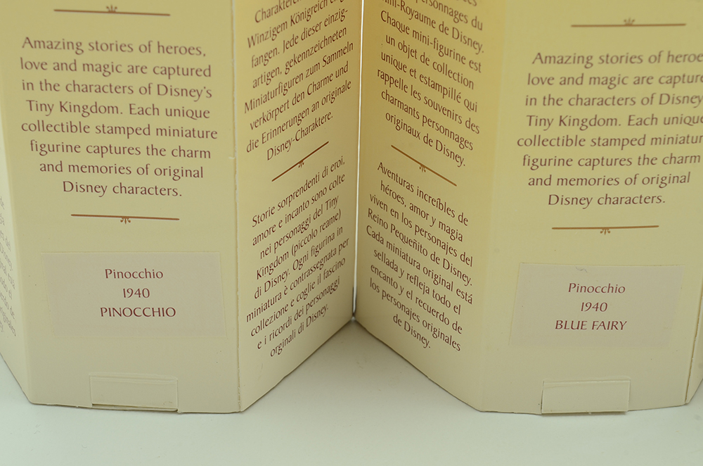 Disney "Pinocchio" "Tiny Kingdom" Figurines