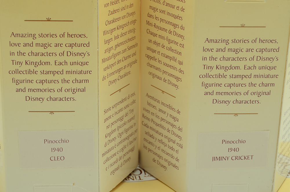 Disney "Pinocchio" "Tiny Kingdom" Figurines