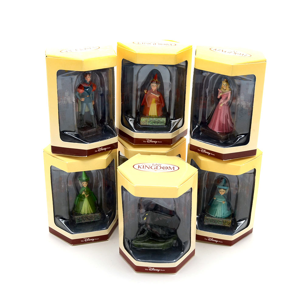 Collection of Seven Tiny Kingdom 'Sleeping Beauty' Figures