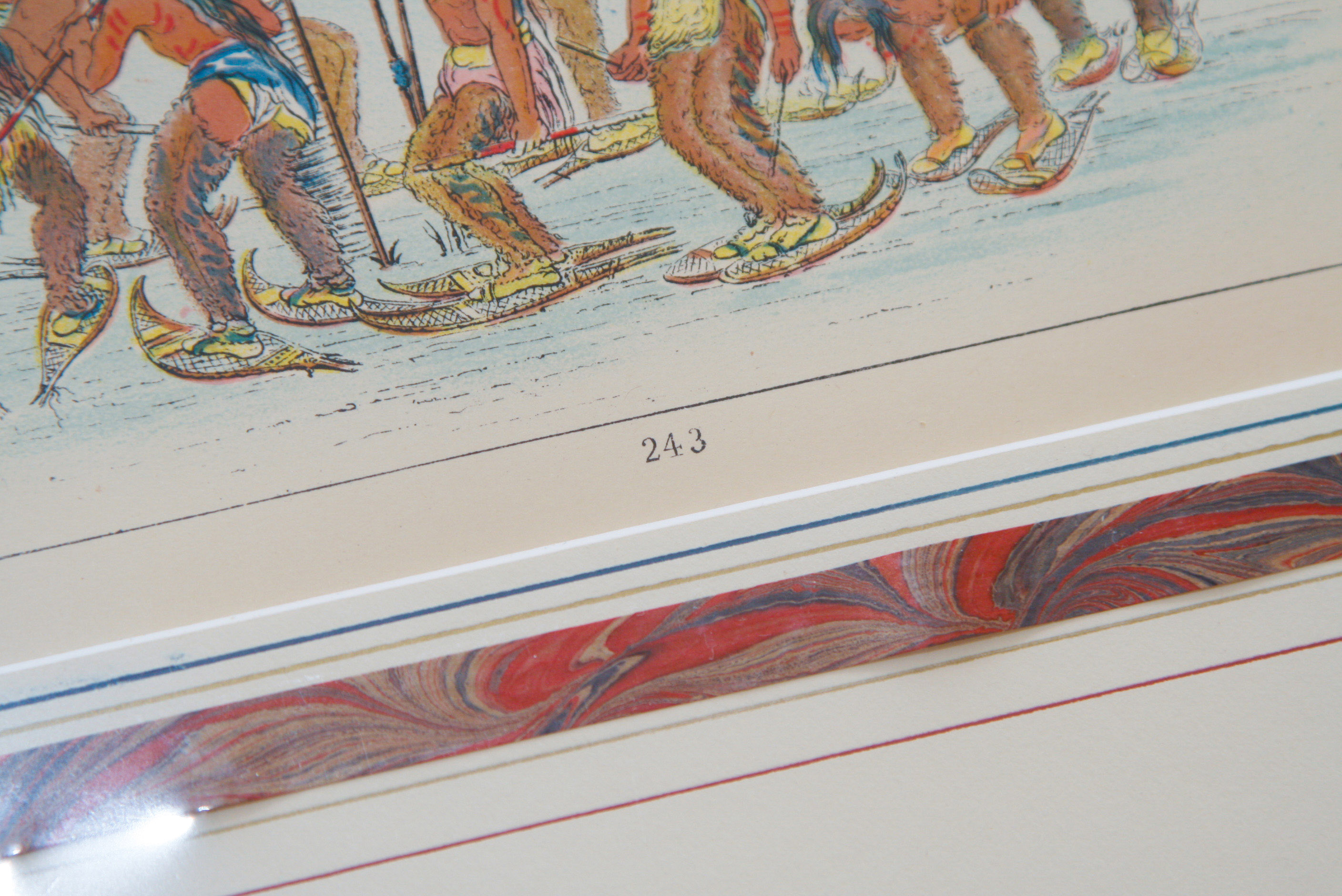 Group of Four 1913 George Catlin Octavo Chromolithographs Depicting Native Americans